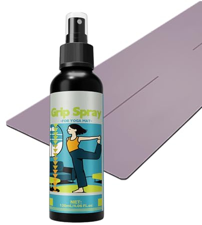 Spray antideslizante para esteras de yoga | Spray de adherencia para equipos de yoga, agente acelerador de fricción no pegajoso para entrenamiento de gimnasia deportes - para salto con perca escalada