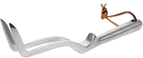 TOVINANNA Râteau à Planter Métal pour Jardinage Manuel Poignée Ergonomique, Cultivateur Compact pour Désherbage et Ameublissement, Outil de Jardin Multifonction pour Balcon et Potager,