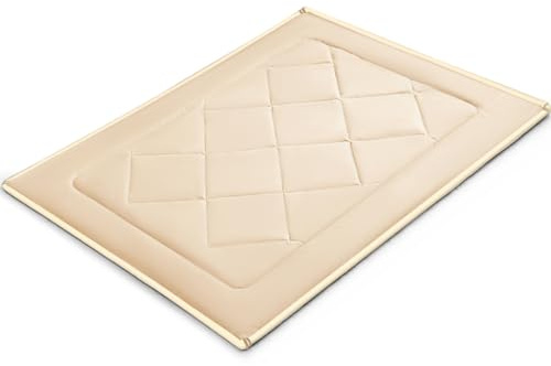 JONRRYIN Tapis de Sol avec Rubans, 118 x 99 cm, pour Tentes Interieur, pour Enfants, Tentes de Jeux, Maisons de Jeux, Couverture de Jeu Confortable en Coton