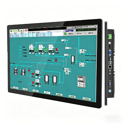 DARBCGH 18.5 Inch IP65 Industrial Tablet PC, Wall Mount All-in-One Computer, Glove Touch Support for Manufacturing