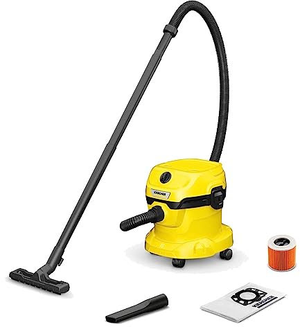 Karcher 4054278874586, Aspirapolvere Senza Sacchetto WD2 Home 1000W, Multicolore