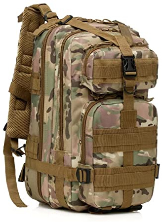 Military Style Hiking Backpack (Army Tan)