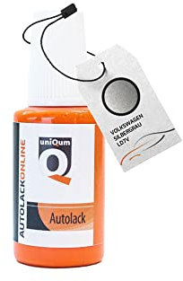 uniQum Autolack Lackstift fürs Auto für Volkswagen Silbergrau LD7V Autolack Reparatur 30 ml