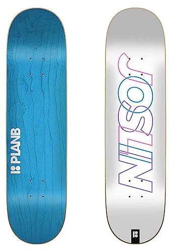 Jart Overlaps Joslin 21,9 x 81,3 cm Plan B Deck Skateboard, Erwachsene, Unisex, Mehrfarbig (Mehrfarbig), Einheitsgröße