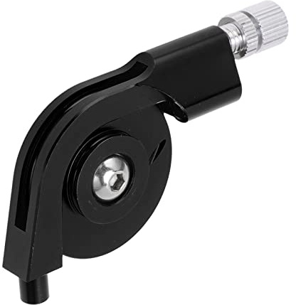Lwuey V Brake Stroke Converter, Folding Bike V Brake Tension Adapter Brake Cable Aluminum Alloy CNC Machining Caliper Regulator Tensioning Adjust Gear Modification Tool for Road Cycling(Black)