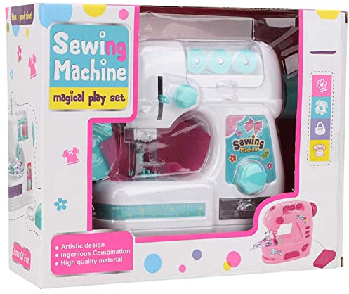 lyrlody Machine à Coudre électrique pour Filles, Taille Moyenne, Machine à Coudre éducative pour Enfants