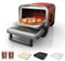 Ninja Woodfire Electric Outdoor Oven, 8-in-1 Pizza Oven, High-Heat Roaster & BBQ Smoker with Roast Rack, Pro-Heat Tray, Pizza Stone,Wood Pellets & Scoop, Electric,6 Pizza Settings,Burnt Orange OO101UK