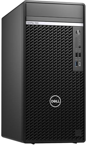 Ordinateur de bureau Dell Optiplex 7000 tour, processeur Core i5-12400, mémoire RAM 16 Go DDR5, disque SSD 512 Go, Win 11 Pro (reconditionné)