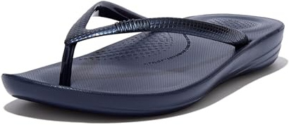 Fitflop Iqushion ergonomisk flip-flops, dam tåseparator, blå (Midnight Navy 399), 41 EU (7 UK), Midnattsmarinblå, 41 EU