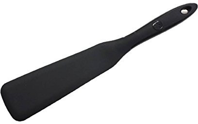 Kochblume Spatel | Premium-Silikon | Hitzebeständig | Spülmaschinenfest | 29cm | Farbe: anthrazit