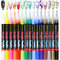 Marte Vanci Acrylstifte für Steine Wasserfest Bemalen Stifte Acrylstifte Marker Stifte 0.7mm Acrylstifte Set Multimarker Zeichenset für Glas, Holz, Papier, Fotoalbum, Leinwand, Metall 15 Farben