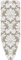Colombo Bügelbezug 130 x 50 cm Persia Größe L, Eisen, Persien, L