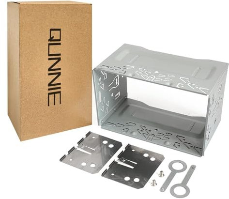 Qunnie Cadre de façade universel, pour autoradio 2DIN à montage encastré