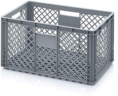 Auer - Contenitore euro, 60 x 40 x 32 cm, traforato