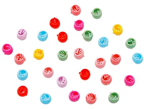 40 Stücke Haar Klammer Clips Bunte Perle Haar Nadeln Schellen Kleine Kunststoff Haar Klammern für Mädchen Frauen Zubehör