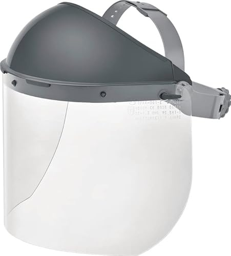 Protection faciale pour électricien GFKKH001-E PC, clair 460 x 200 x 1,5 mm EN 166, EN 170, GS-ET 29 1 pièces