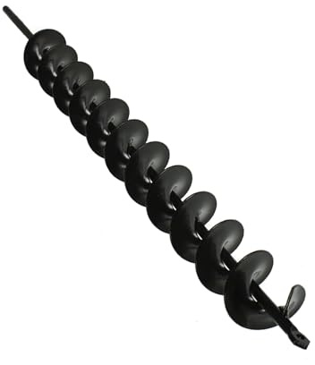 Timunr 2 x 24 Inch Auger Drill Bit for Planting Plant Bulb, 2 Inch Diameter, Fits 3/8 Inch Hex Drive Drill