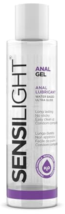 INTIMATELINE | Sensilight Analgel – Wasserbasiertes Unisex-Anal-Gleitgel, Genitalfeuchtigkeit und -schmierung, 150 ml