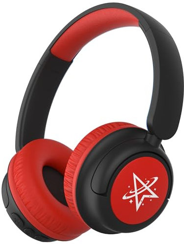 iClever BTH22 Kids Headphones Wireless, 60H Play Time, 74/85 dBA Safe Volume, Bluetooth 5.4, Over Ear Kids Bluetooth Headphones with Mic AUX Cord for iPad/Tablet/Trave/School