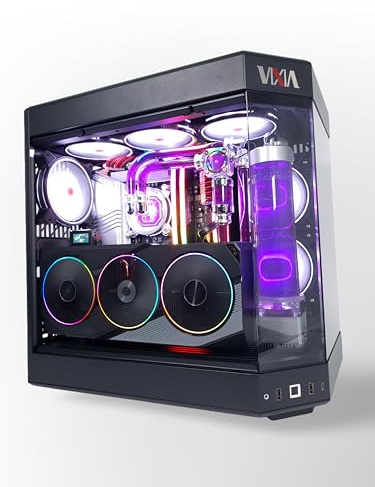 VIXIA High End Custom Watercooled Gaming PC - Intel Core i9 14900KS 6.20GHz - GeForce RTX 4090 DDR6X 24GB - DDR5 64GB 6000MHz - PCIe4.0 M.2 NVME 2TB - Black - VXS-70B