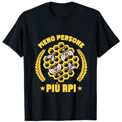 Ape Apicoltore Miele Meno Persone Più Api Maglietta