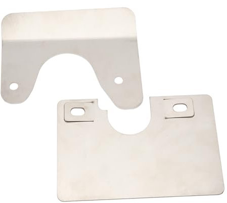 Keenso Fusible D'arrêt de Piqûre, Butée de Piqûre de Porte en Acier Inoxydable côté Conducteur Protection Contre Le Cambriolage de Porte Arrière Serrure de Porte pour Ducato