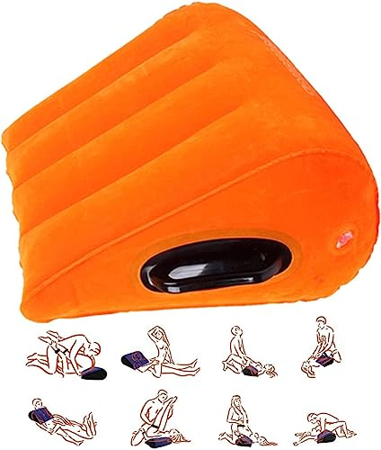 Oreiller Corps Gonflable Triangulaire, Oreiller Lombaire, Oreiller Yoga, Oreiller Dormir, Oreiller Voyage, Oreiller Multifonctionnel
