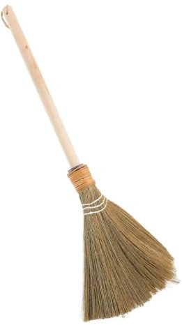 FOYTOKI Straw Bamboo Broom for Mall Market Broom and Cleaning Cleaning for Courtyard Soft Sweeping Brush for Decks