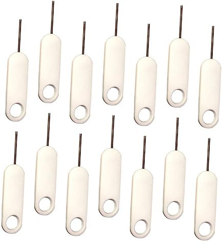 OSALADI 20piezas Extractor De Sim De Teléfono Agujas para Expulsar Bandeja Sim Herramientas Útiles Reemplazo para Herramienta De Extracción De Tarjetas Compatible Smartphones