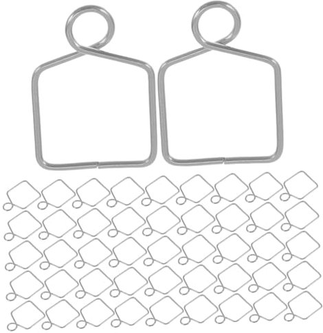 BESTOYARD 100piezas Clips De Conexión Para Chandelier De Accesorios De Acero Inoxidable Para Proyectos De Iluminación y Reemplazo De Lámparas