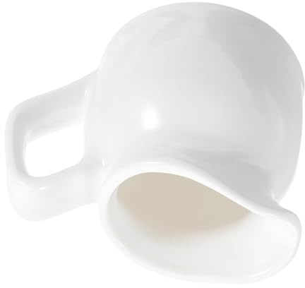 SOIMISS Contenitore Per Crema in Materiale Ceramico Con Manico Tazza Per Latte e Latte Art Tazza Per Condimenti e Salse Per Ristoranti e Hotel