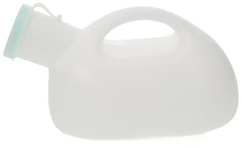 Plástico Urinario Portátil 2000ml Blanco para Hombres | Botella de Orina Práctica Botella Urinaria, para Almacenamiento de Urinarios, Suministros para Pacientes Varones