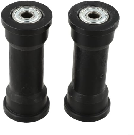 Rodillos de asiento para máquina de remo de interior de 91 mm, repuesto de rueda de rodamiento de nailon, piezas de equipo de gimnasio de deslizamiento suave, montaje negro de 8 mm