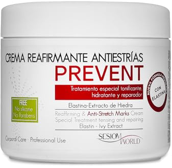 Sesiomworld Prevent Straffende Creme gegen Dehnungsstreifen, 500 ml, 1er Pack (1 x 520 g)