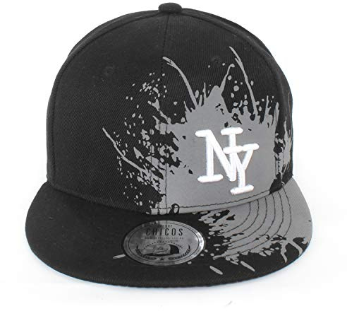 JOHNNY CHICOS Sorry I'm Fresh söt barnkeps barnkeps snapback 49–56 cm huvudomkrets, Plash-BLK-GRY, one size
