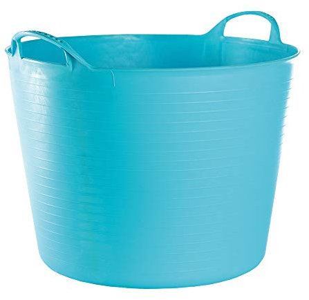 RED HOG Flexi Container Bechälter Für Haus, Garten, Gebäude, Super Stark, Mehrzweck, Griffe Haltbarkeit: 120 kg, 44x33x35 cm, (42L - Türkis)