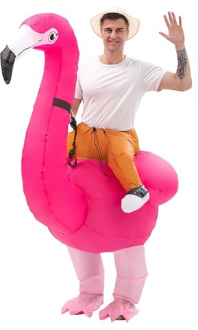 SHMIZZ Hinchable Costumes Adulto, Halloween Costumes Hinchable Disfraz Inflable Carnaval Blow Up Party Cosplay Disfraces para Adultos para Halloween,Cosplay,Fiesta (Flamenco)