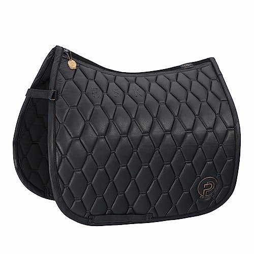 Eskadron Schabracke METALLIC Faux Leather Black Platinum 23, Größe:VS
