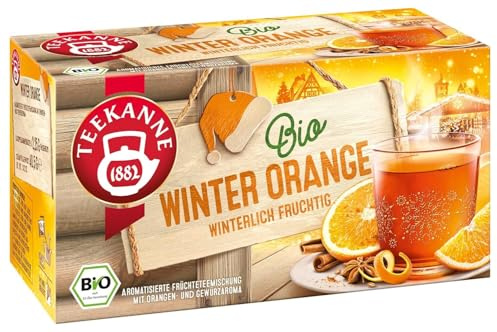 Teekanne Bio Wintertee Winter Orange, 4er Pack (4 x18 Teebeutel, 4 x 40,5 g)