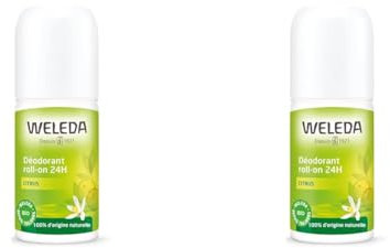 WELEDA - Déodorant Roll-On au Citrus - Sans Sels d'Aluminium - Efficacité 24 h - Flacon à Bille 50 ml (Lot de 2)