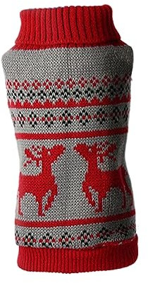 BUGUUYO Haustier-Party-Kleidung Weihnachts-Hirsch-Pullover Bequem Für Hunde Und Katzen Größe Xs