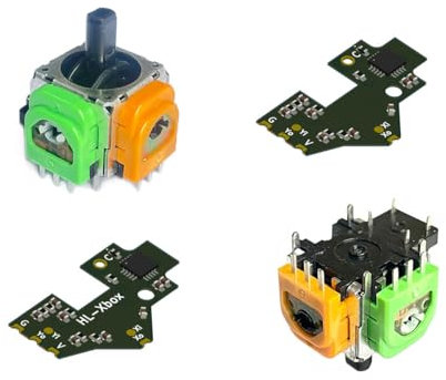 ElecGear Hall Joystick Kit Replacement for Xbox One & Series S|X Controller, 2x Hall Effect Control Stick + 2x Calibration PCB + Desoldering Repair Tools for Analog Stick Thumbsticks – HL-Xbox