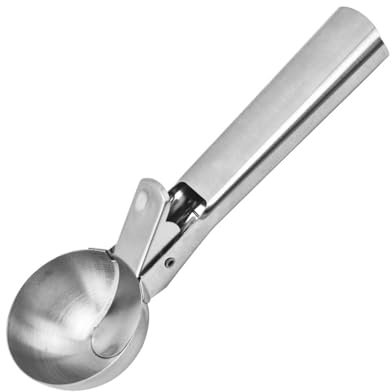 Cucchiaio Gelato Palline,Porzionatore per Gelato Paletta Gelato Pallina Di Gelato Porzionatore per Gelato Con Espulsore per Gelato Melone Polpette di Carne Purè di Patate in Acciaio Inox