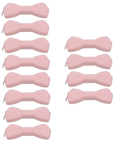 FUNOMOCYA Packung Mit 12 Stück Versiegelungsstift Snackbeutel-Clip Klemme für Lebensmittelbeutel luftdichter Verschlussgriff Clips für Lebensmittel tolle Clips Beutelverschließer Rosa