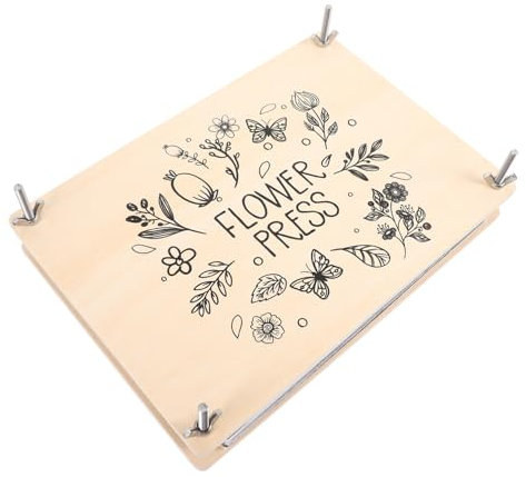 jojofuny Blumenpress Satz Große Pflanzenpresse Robustes Selbstgemacht Presswerkzeug Mehrlagig Für Gepresste Blumen Blätter Geschenk Weihnachten
