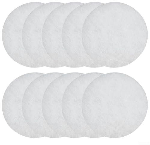 Gdfnmogo Helios Luftfilter G3 ELF-DLV 125 Ersatzfilter Kunstfaser Lüftungssystem Filter 110mm Durchmesser Weiß 10 Stück Luftfilter G3