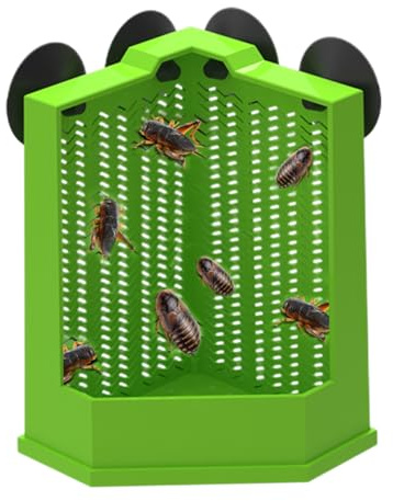 Generico für Reptilienfutter | Eidechsenfutter mit Terrarium | Futterwanne zum Klettern - für Züchter und Anfänger von Fröschen Schildkröten und Krabben