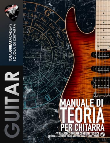 Manuale di Teoria per Chitarra: Visualizzazione dei concetti teorici. Intervalli, Accordi, Triadi, Arpeggi, Scale, Modi e Studi