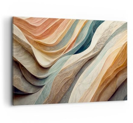 Quadri Moderni Soggiorno Struttura Modello Luminoso Quadro su Tela 120x80cm Stampe da Parete Camera da Letto Cucina 1 pezzo Wall Art Canvas Grandi XXL Decorazione Murale Grafica Immagini AA120x80-5696