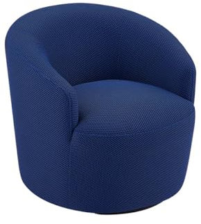 Vente-unique Drehsessel - 3D-Gewebe - Dunkelblau - ACERETO
